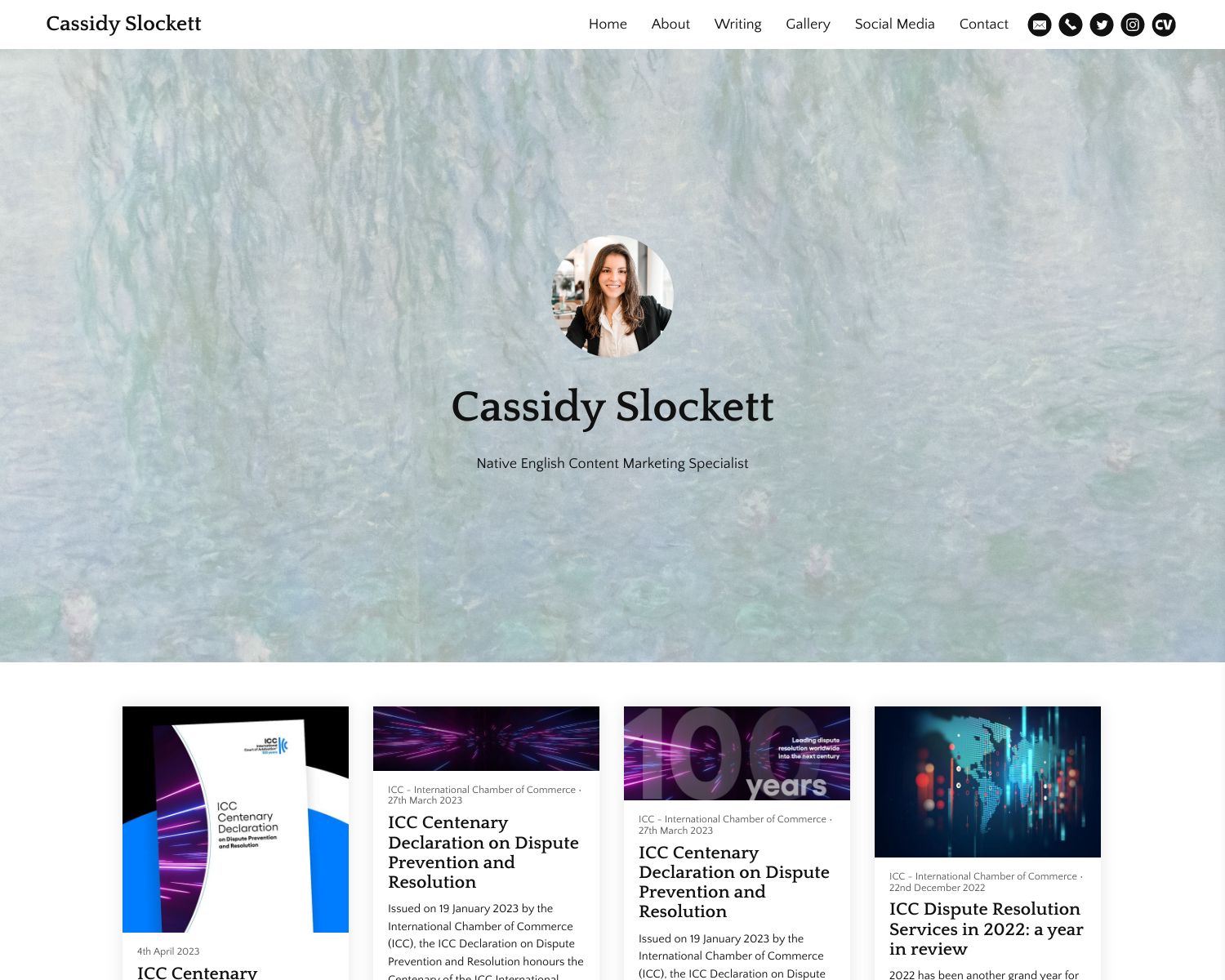 Cassidy Slockett Portfolio