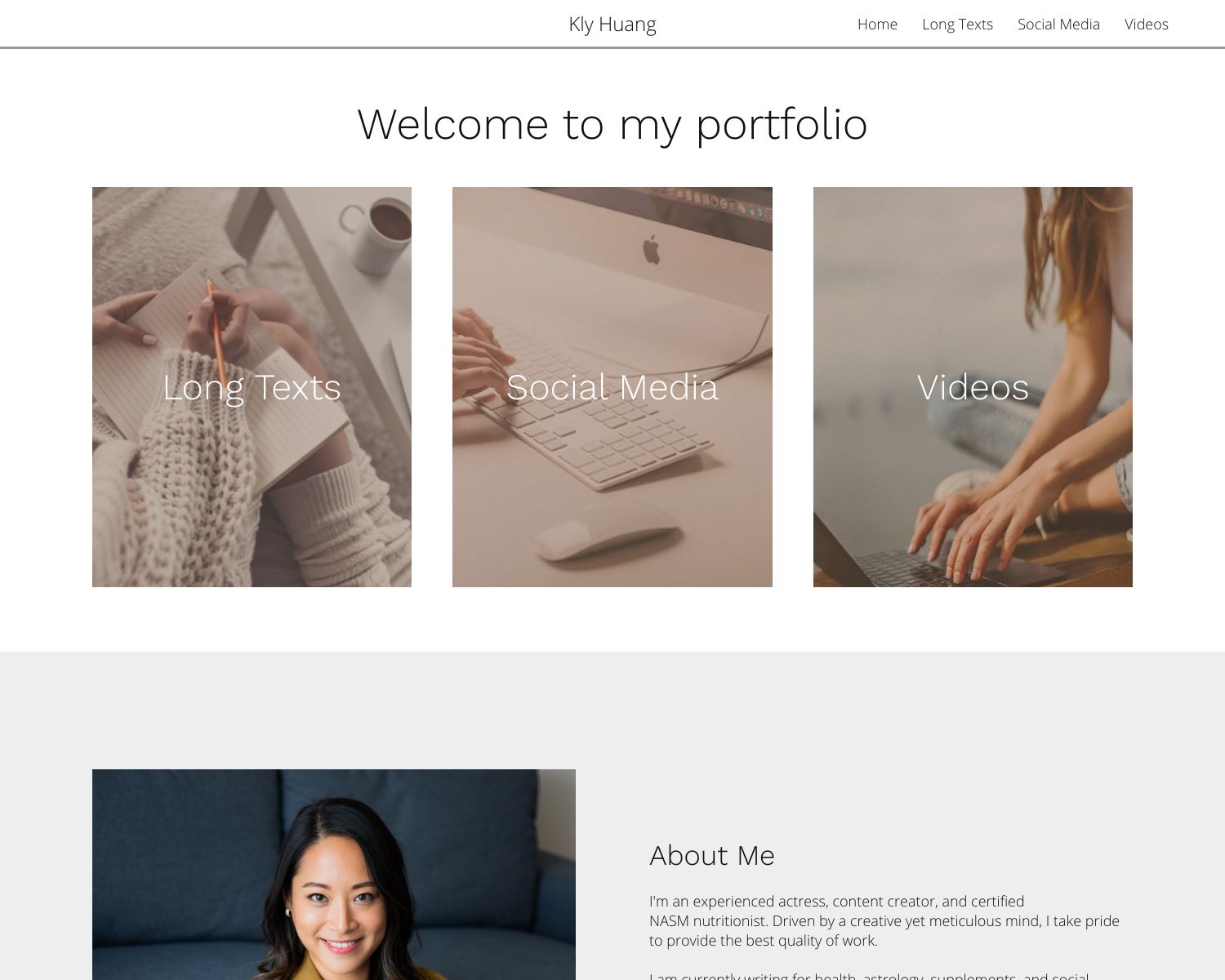 Kly Huang Portfolio