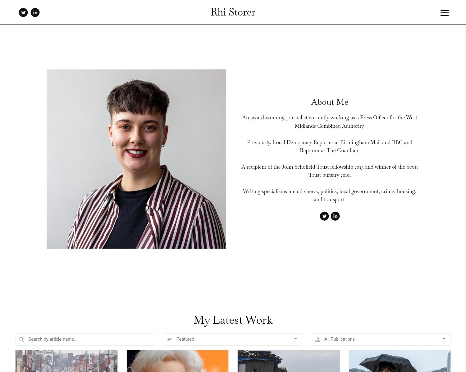 Rhi Storer Portfolio