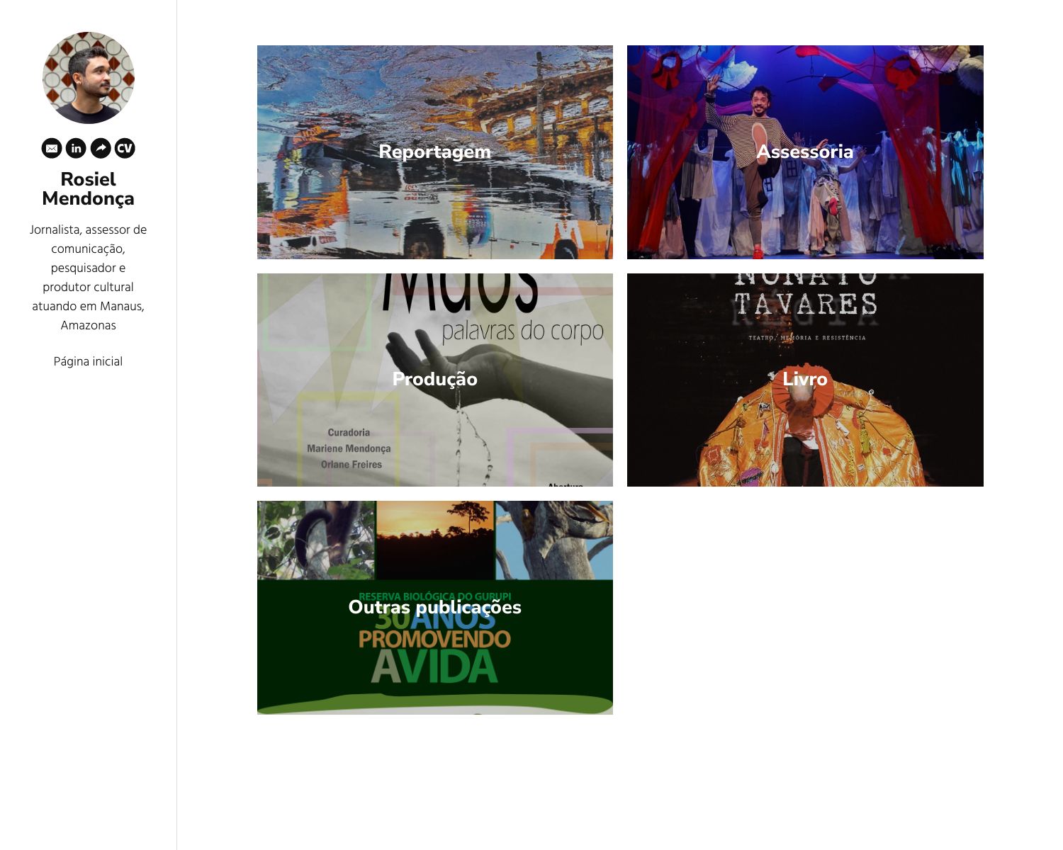 Rosiel Mendonça Portfolio Rosiel Mendonça Portfolio